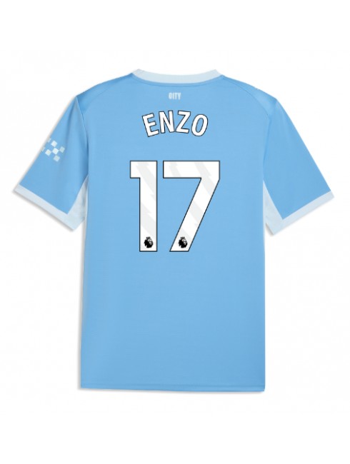 Moški Nogometna dresi replika Manchester City Enzo Fernandez #17 Domači 2026-27 Kratek rokav Moški Nogometna dresi replika Manchester City Enzo Fernandez #17 Domači 2026-27 Kratek rokav